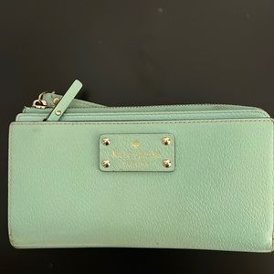 Mint green Kate Spade wallet